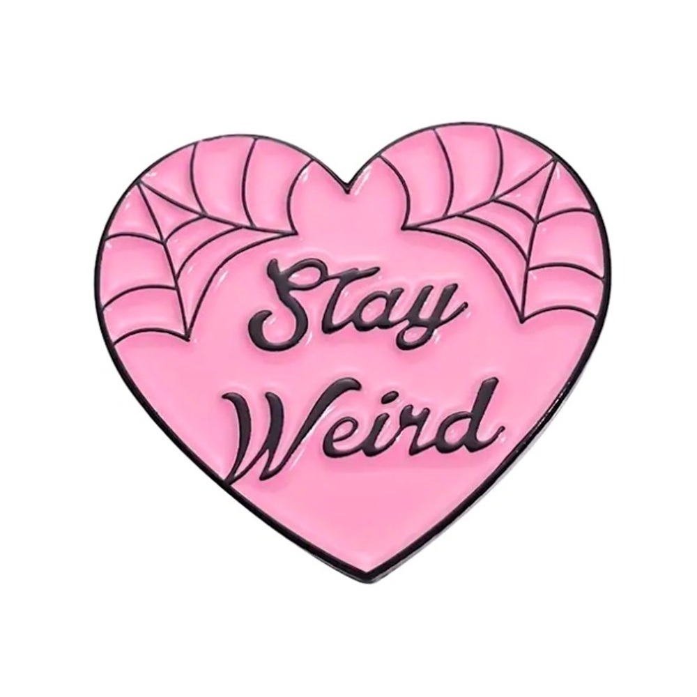 (3/$15) Stay Weird Enamel Pin